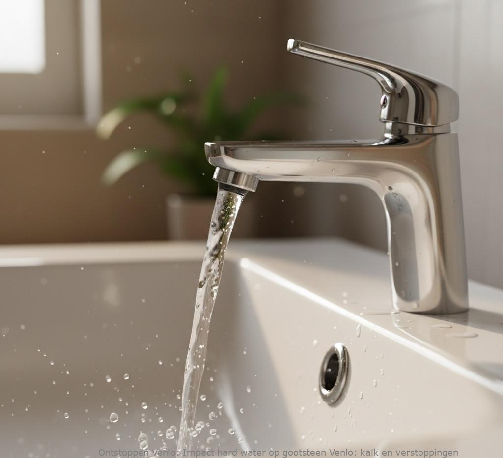 Impact hard water op gootsteen Venlo: kalk en verstoppingen