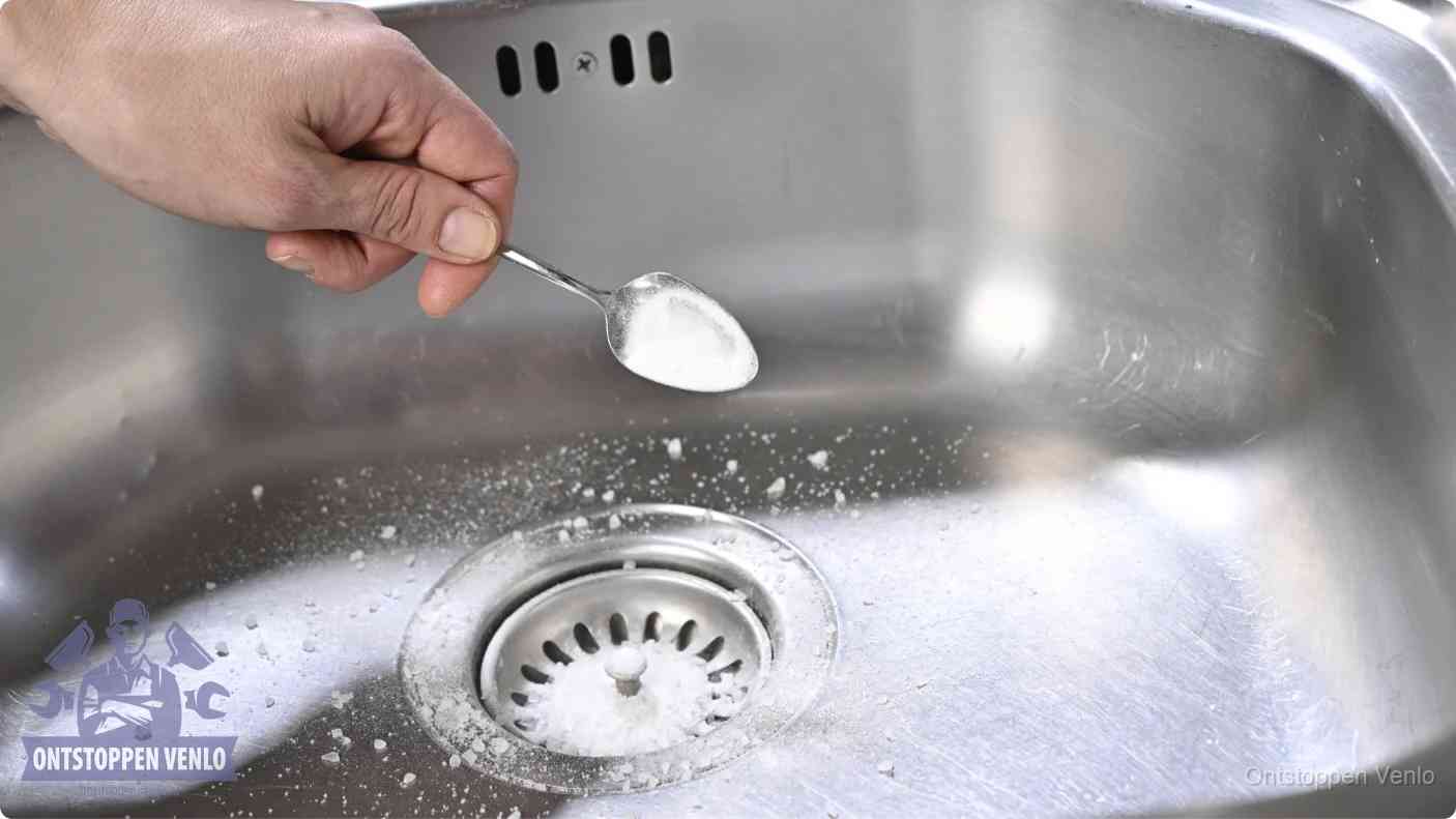 Riool ontstoppen soda azijn in Venlo